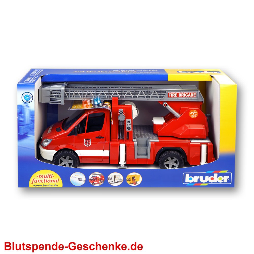 Blutspendegeschenk Feuerwehrauto