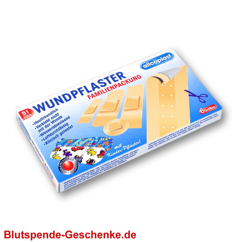 TreuePräsent Pflaster Familienpackung