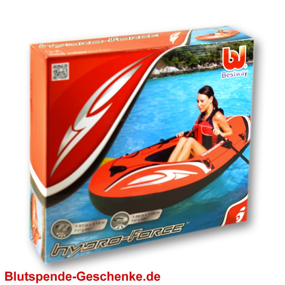 TreuePräsent Schlauchboot rot