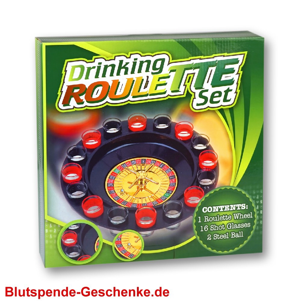Trinkspiel Roulette mit Gläsern