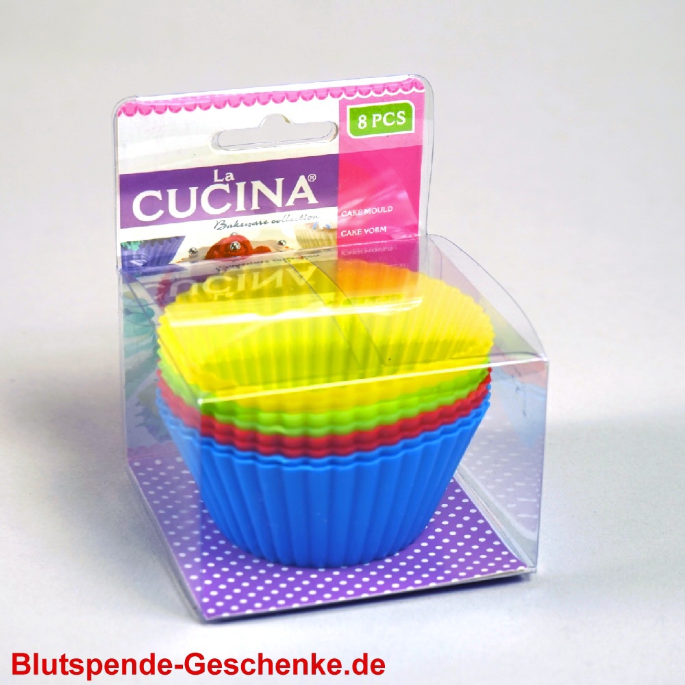 TreuePräsent Muffin-Silikonförmchen