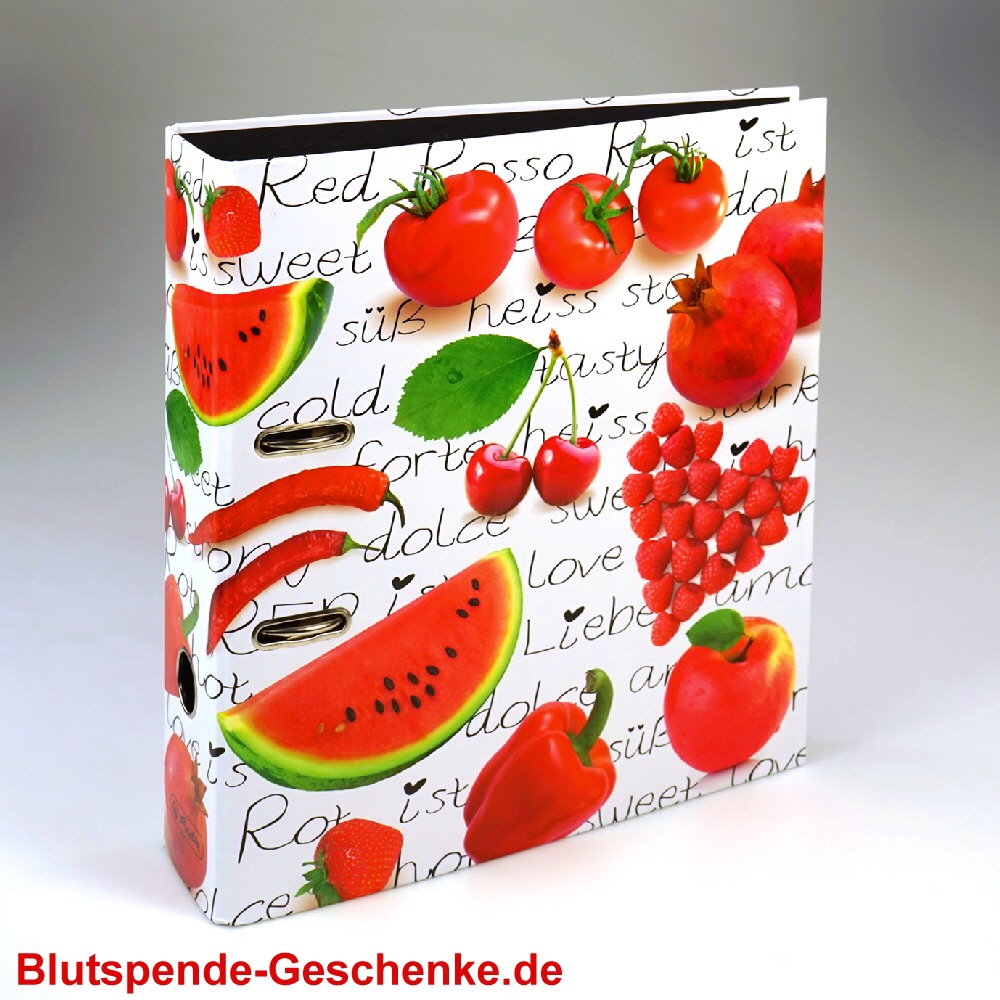 Motivordner Rote Köstlichkeiten