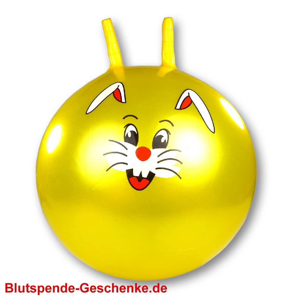 Hüpfball mit Tiergesicht