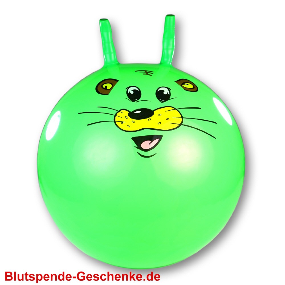 Hüpfball mit Tiergesicht