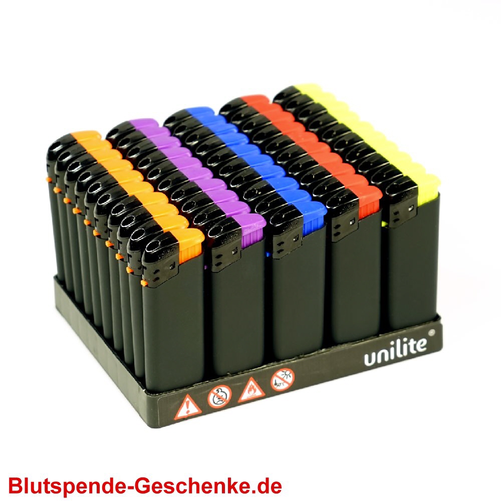 Feuerzeuge Rubber Black