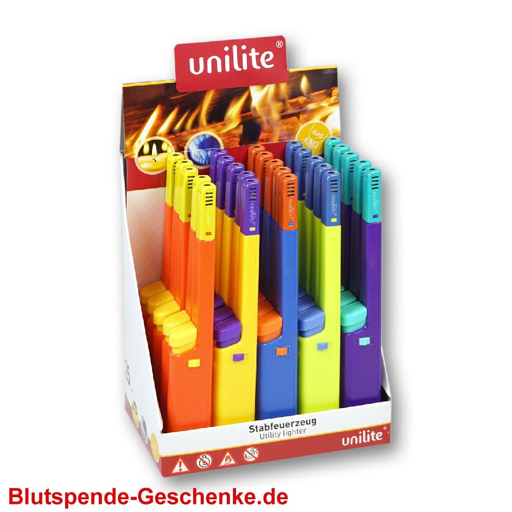 Stabfeuerzeuge bunt