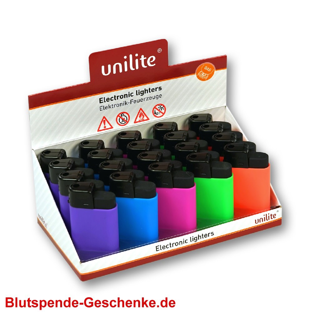 Feuerzeuge Rubber Bunt