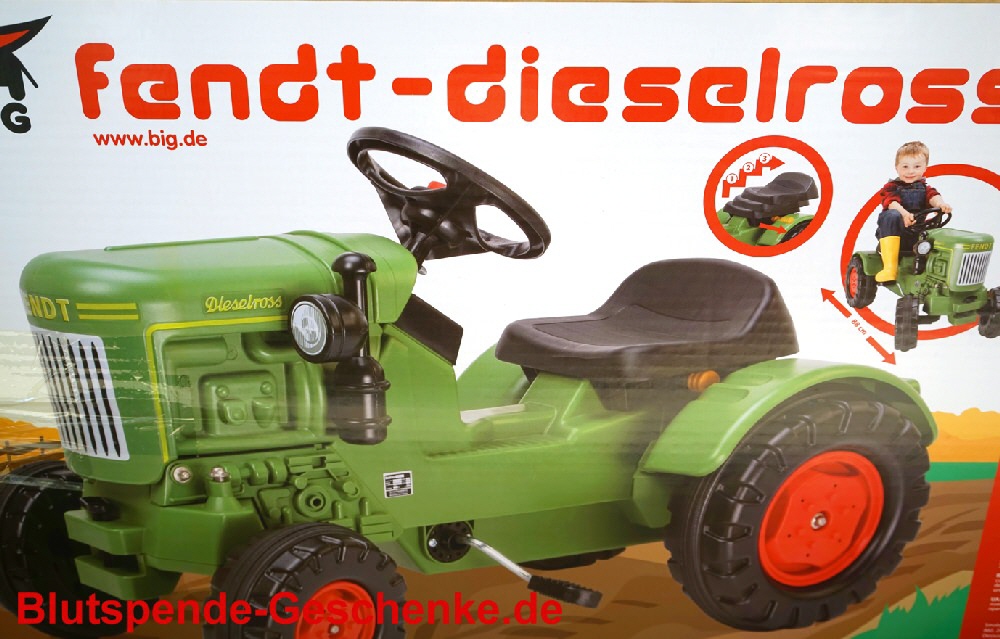 TreuePräsent BIG Spielzeug-Traktor Fendt Dieselross