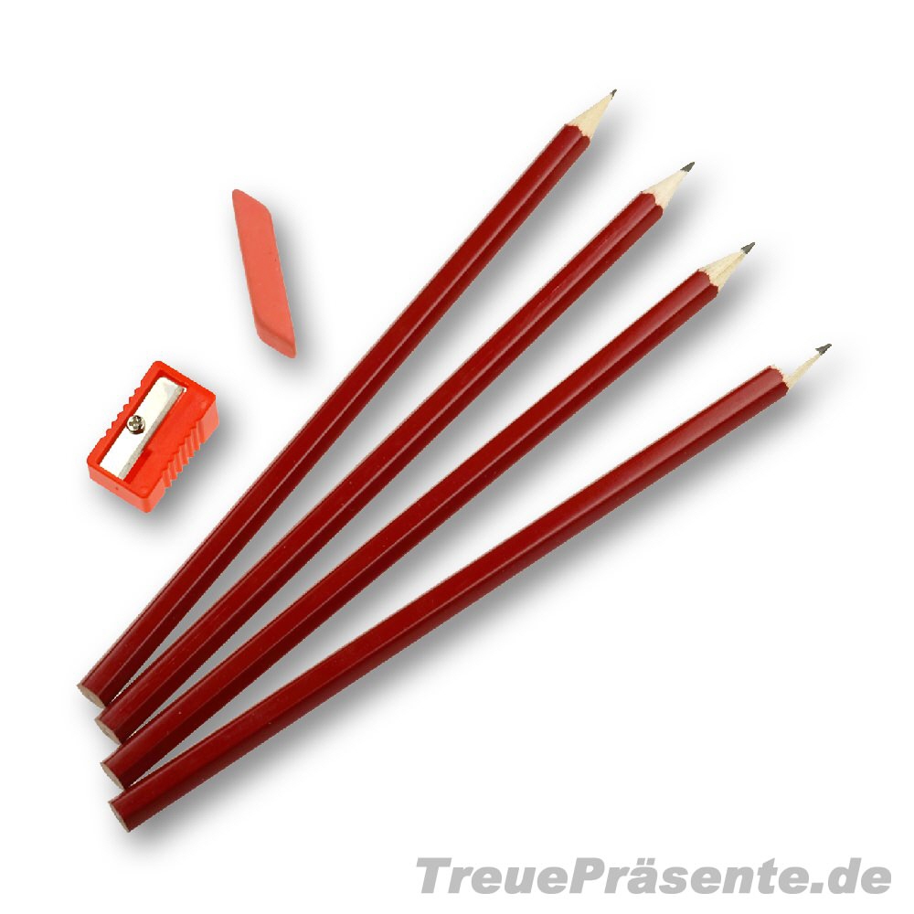 Bleistift-Geschenkset 6-teilig