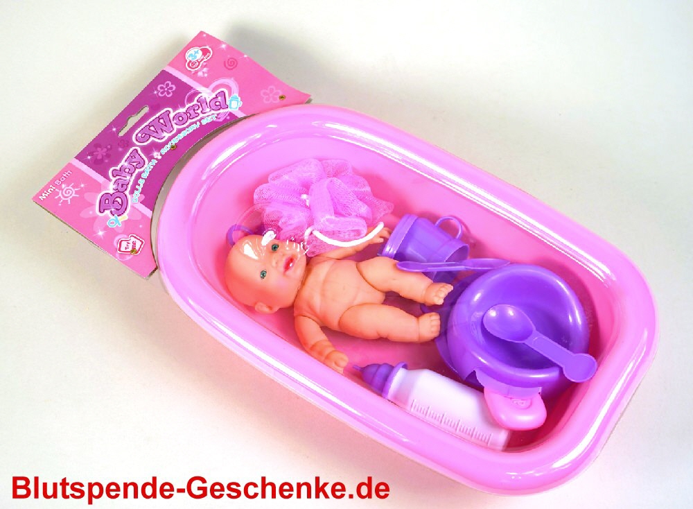TreuePräsent Baby in Badewanne Spiele-Set