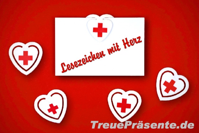 Lesezeichen mit Kreuz / Pluszeichen