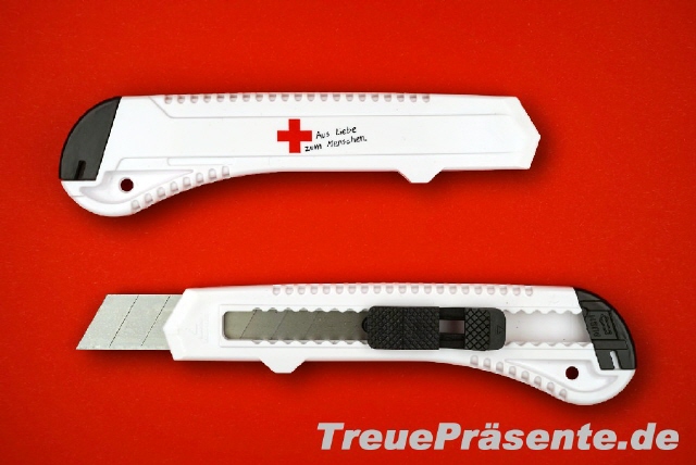 Teppichmesser mit Kreuz / Pluszeichen