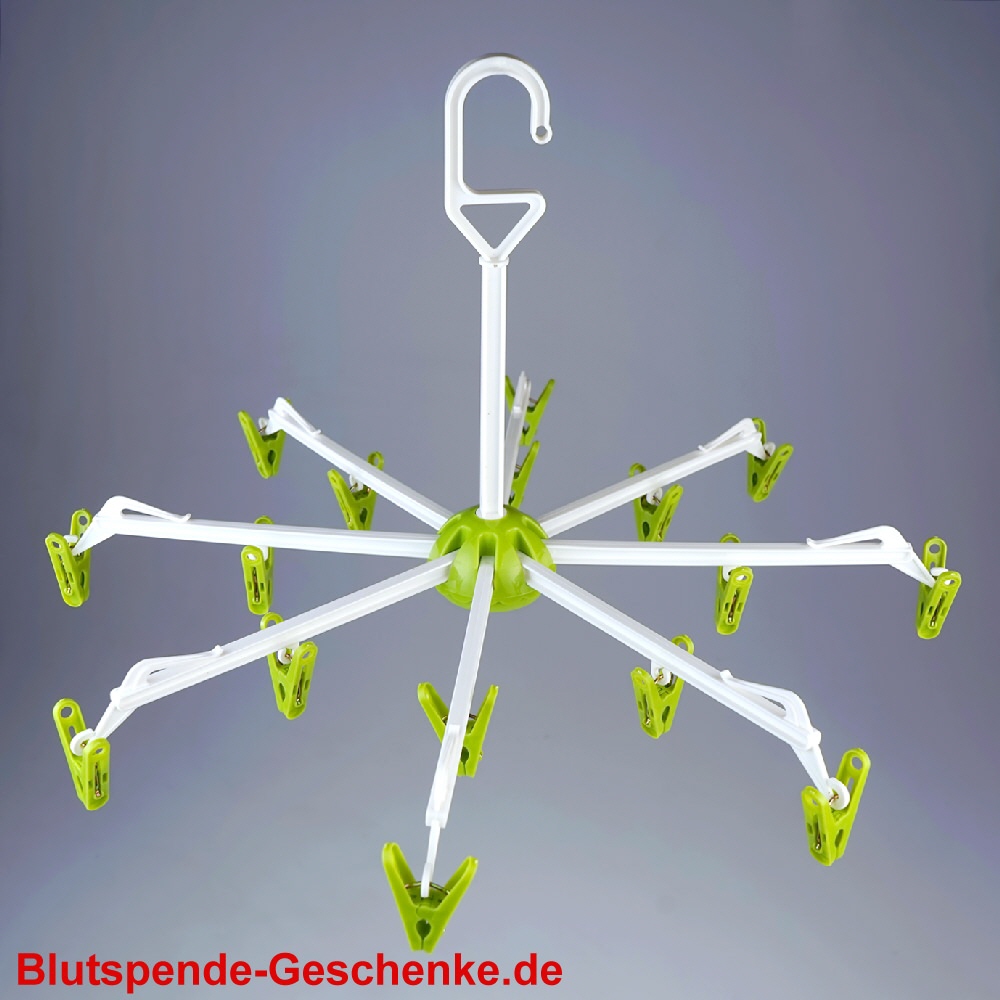 Wäsche-Spinne geöffnet