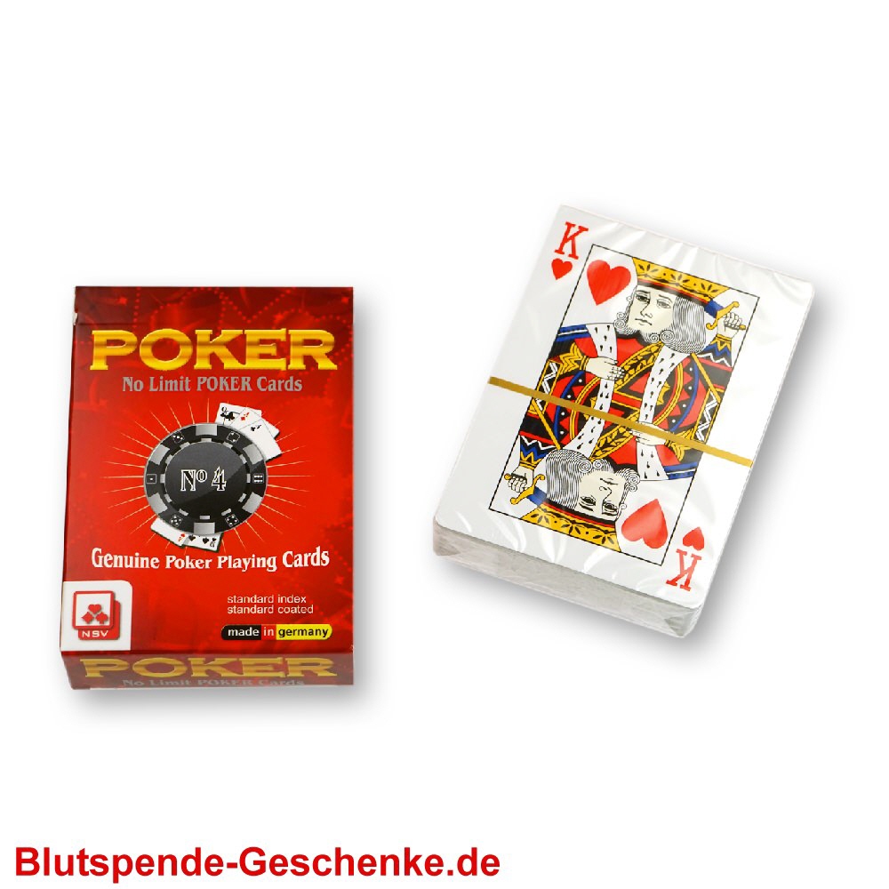 Spielkarten Poker