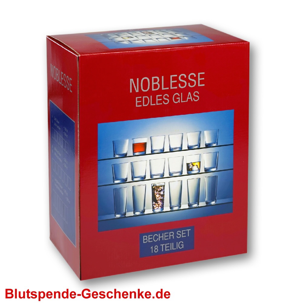 Edles Gläser-Set 18-teilig