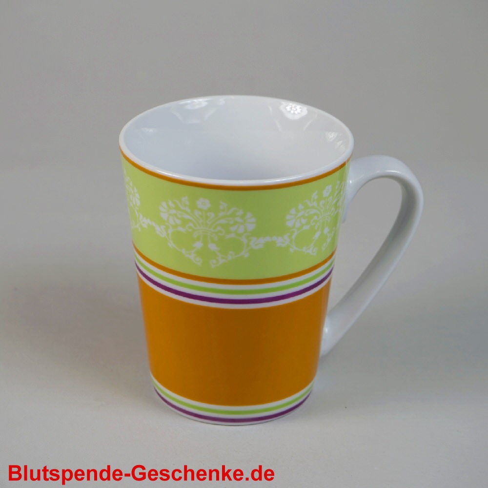 TreuePräsent Becher bunt
