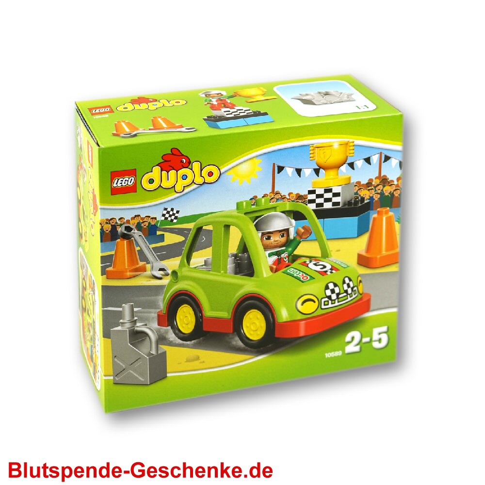 TreuePräsent Lego Duplo Rennwagen
