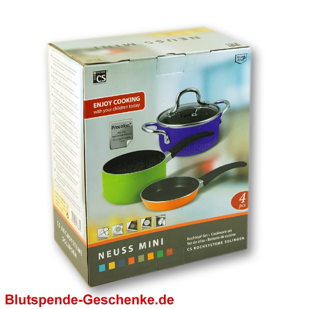 TreuePräsent Mini Kochtopf-Set