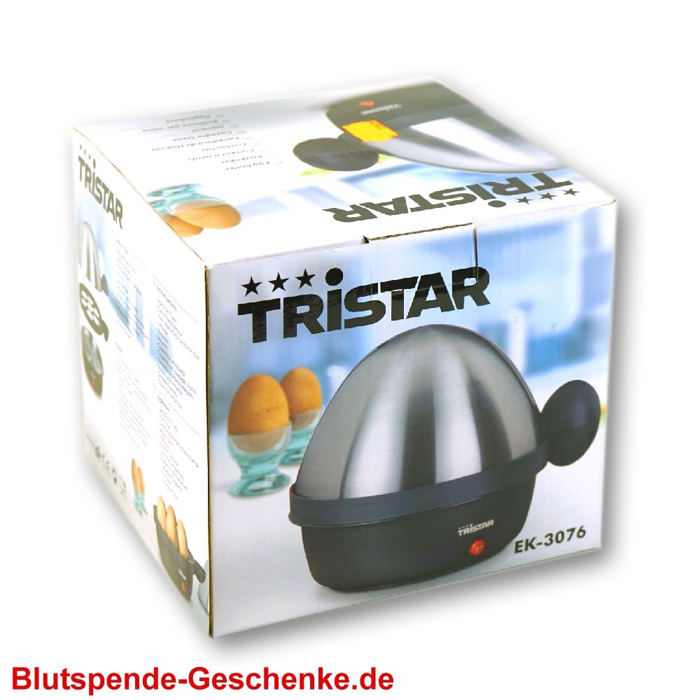 TreuePräsent Eierkocher schwarz
