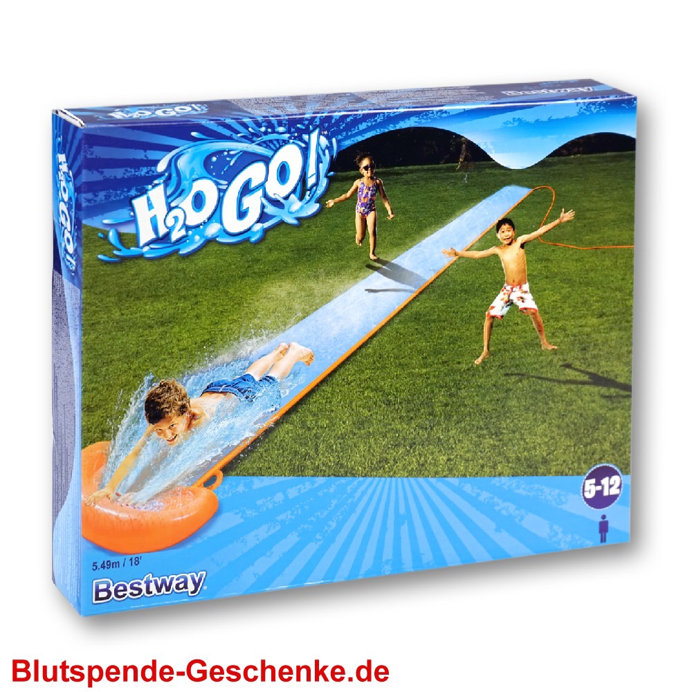 Wasser-Rutschbahn