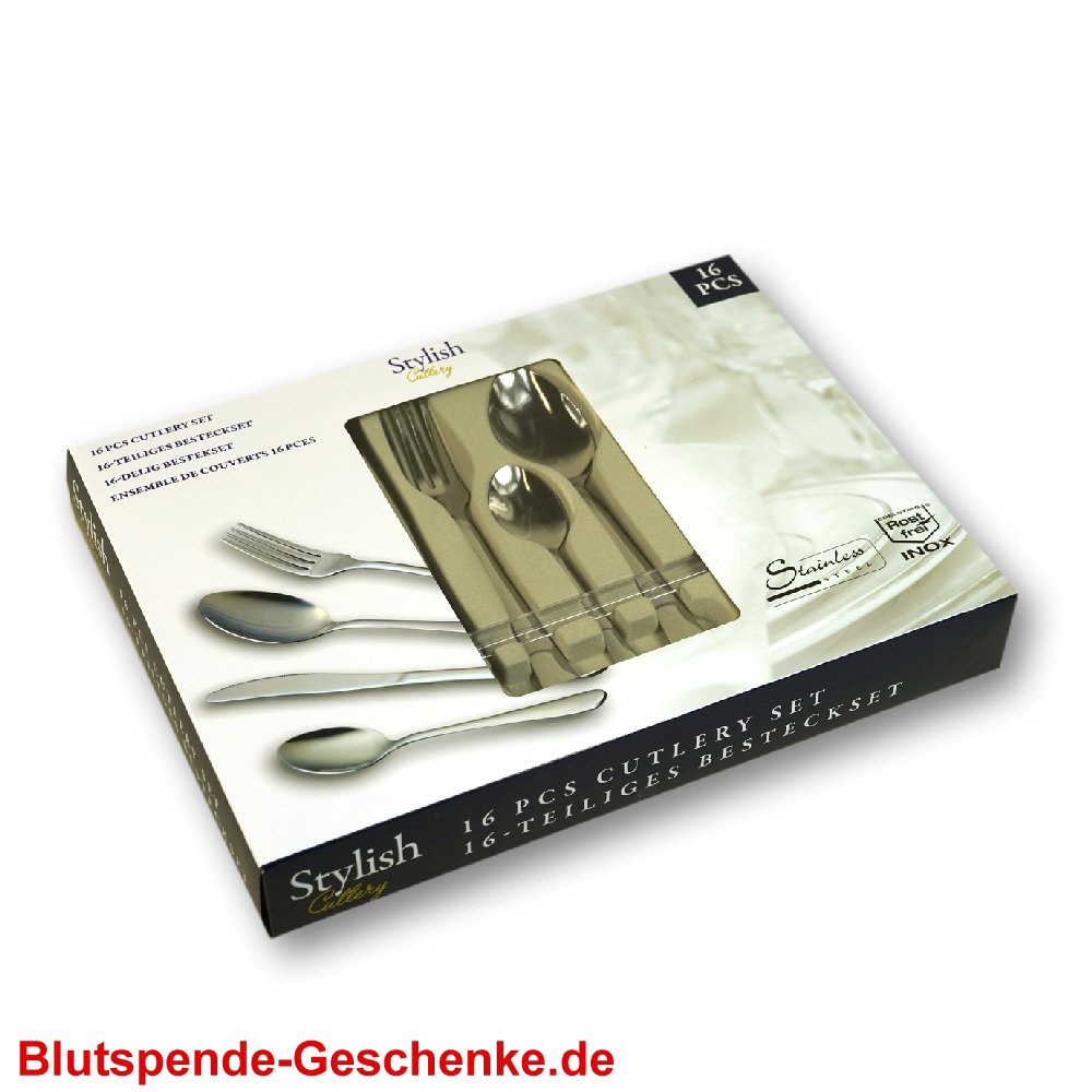TreuePräsent Besteckset 16-teilig