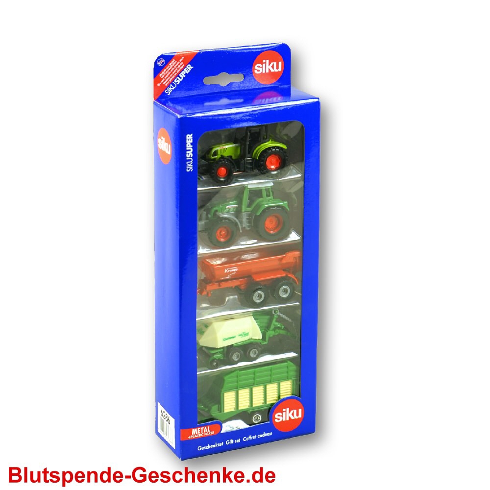 TreuePräsent Geschenkset Landwirtschaftsfahrzeuge