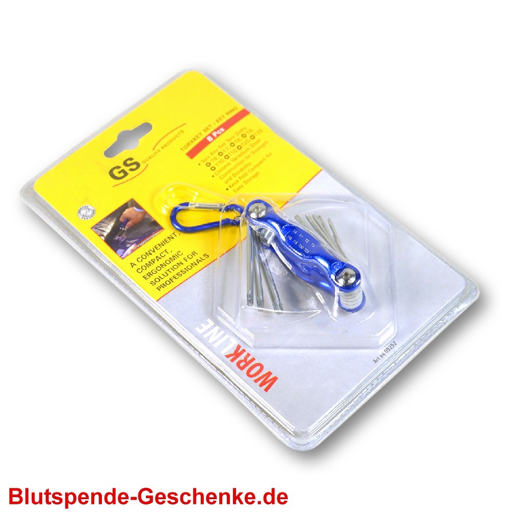 TreuePr&auml;sent Schl&uuml;sselanh&auml;nger Innensechskantschl&uuml;ssel-Set