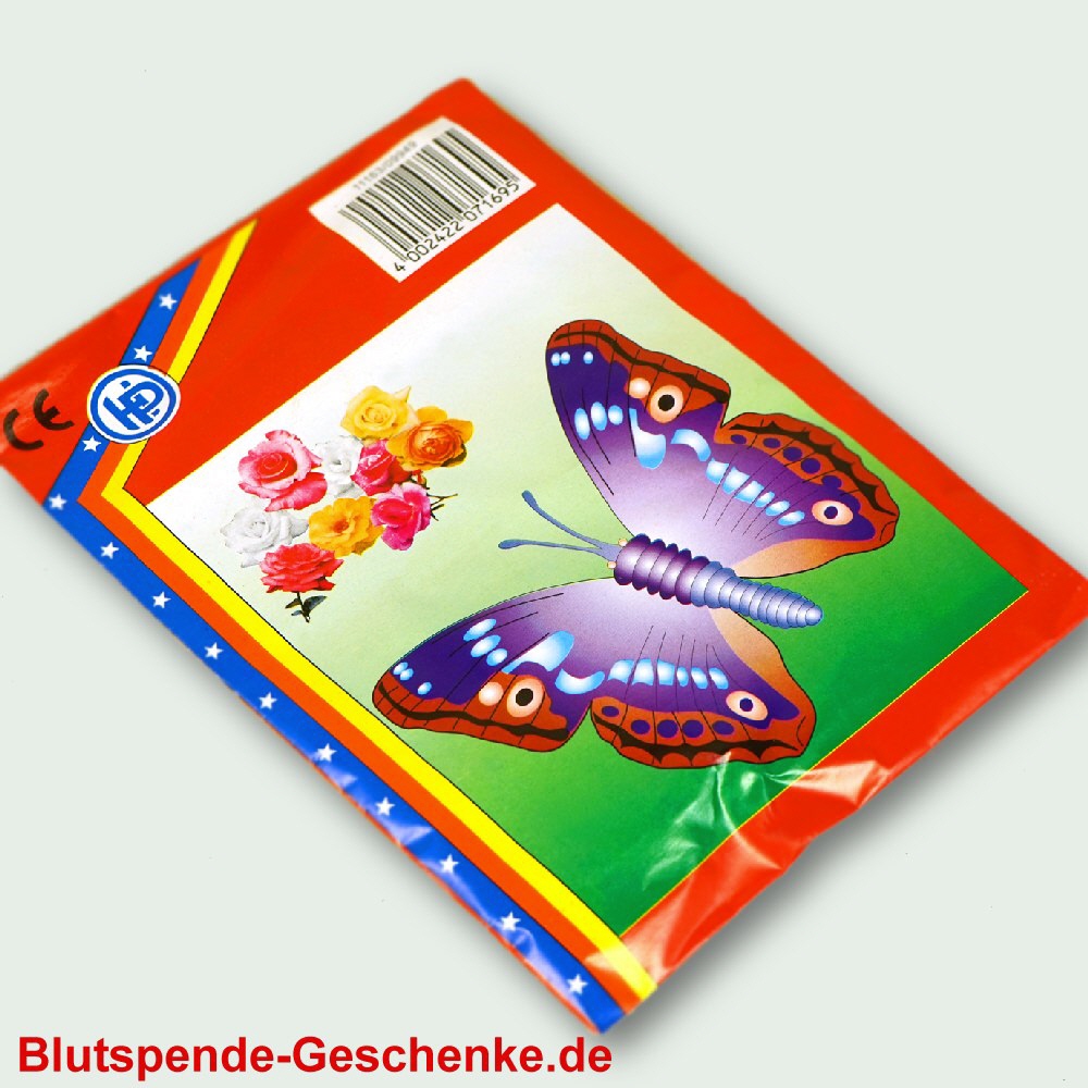 TreuePräsent Styropor-Gleiter Schmetterling