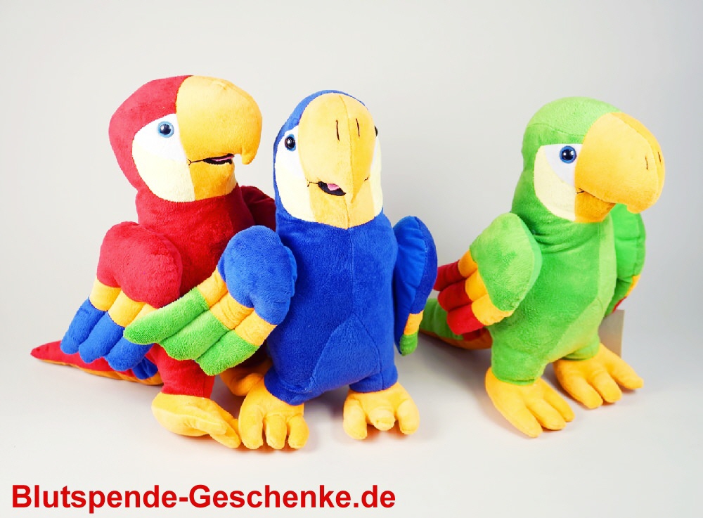 TreuePräsent Plüsch-Papagei