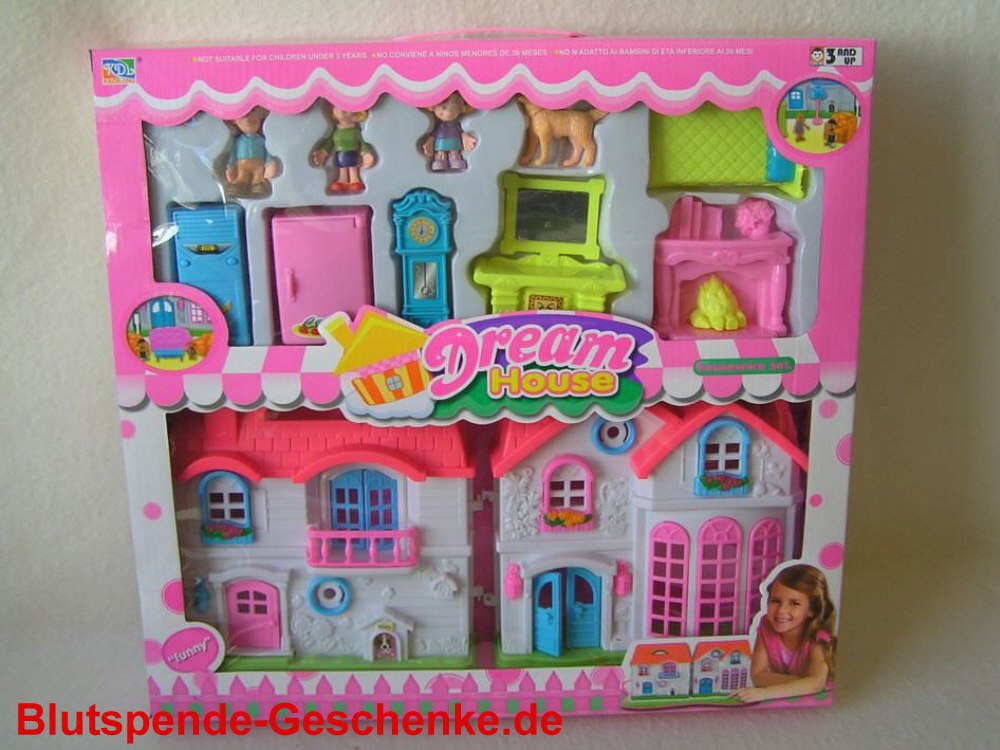 TreuePräsent Dreamhouse Puppenhaus