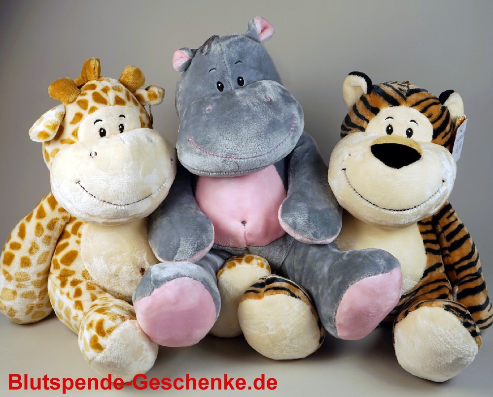TreuePräsent Plüsch-Wildtiere sitzend