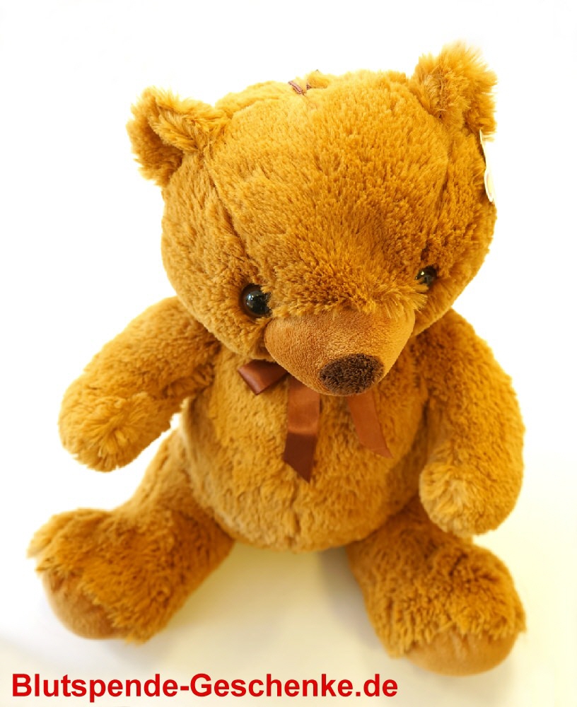 TreuePräsent Soft-Plüschbär sitzend