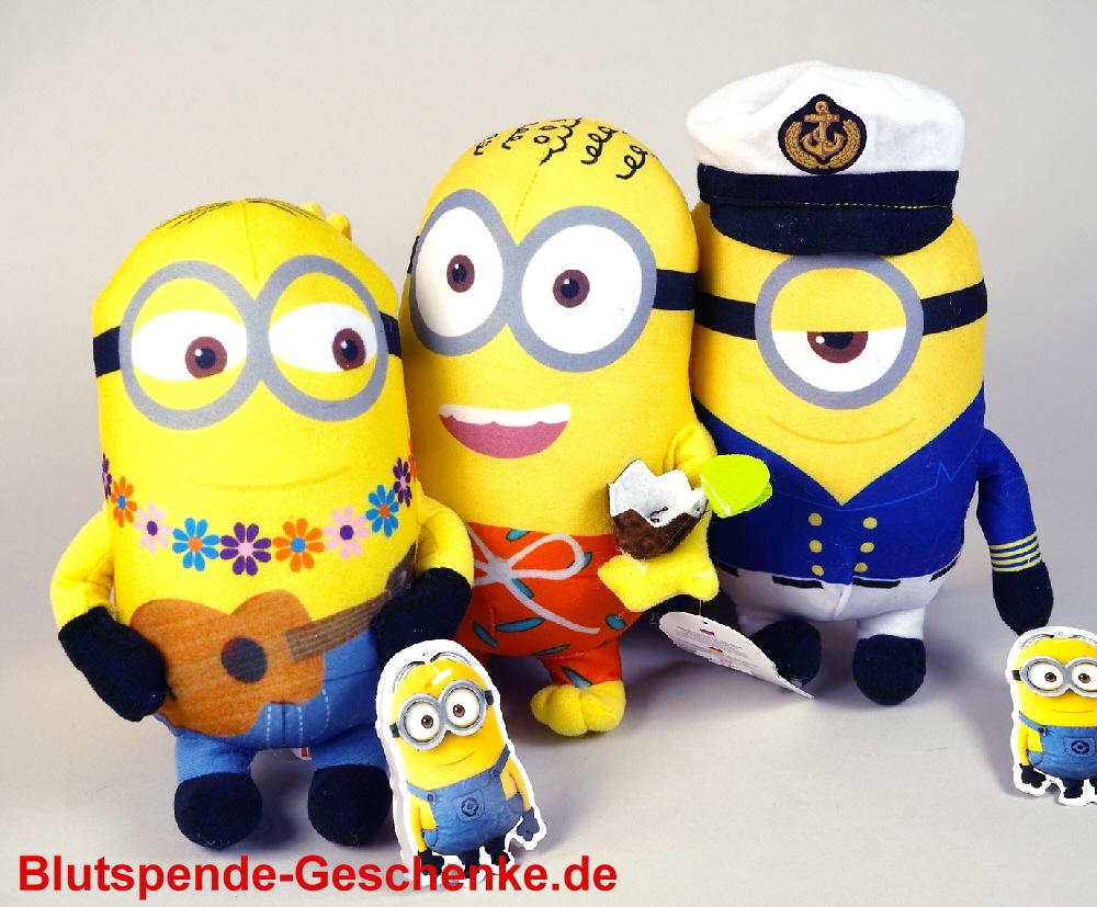 TreuePräsent Minions Plüschfiguren mittel