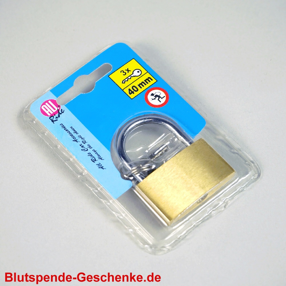 TreuePräsent Vorhängeschloss 40 mm