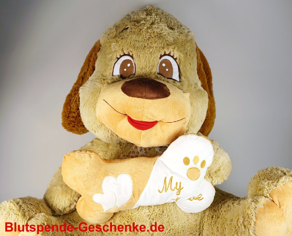 TreuePräsent Plüsch-Hund 75 cm