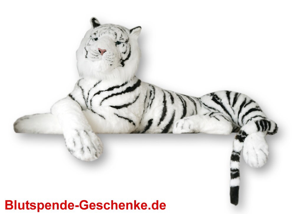 TreuePräsent Weißer Super-Tiger 220 cm