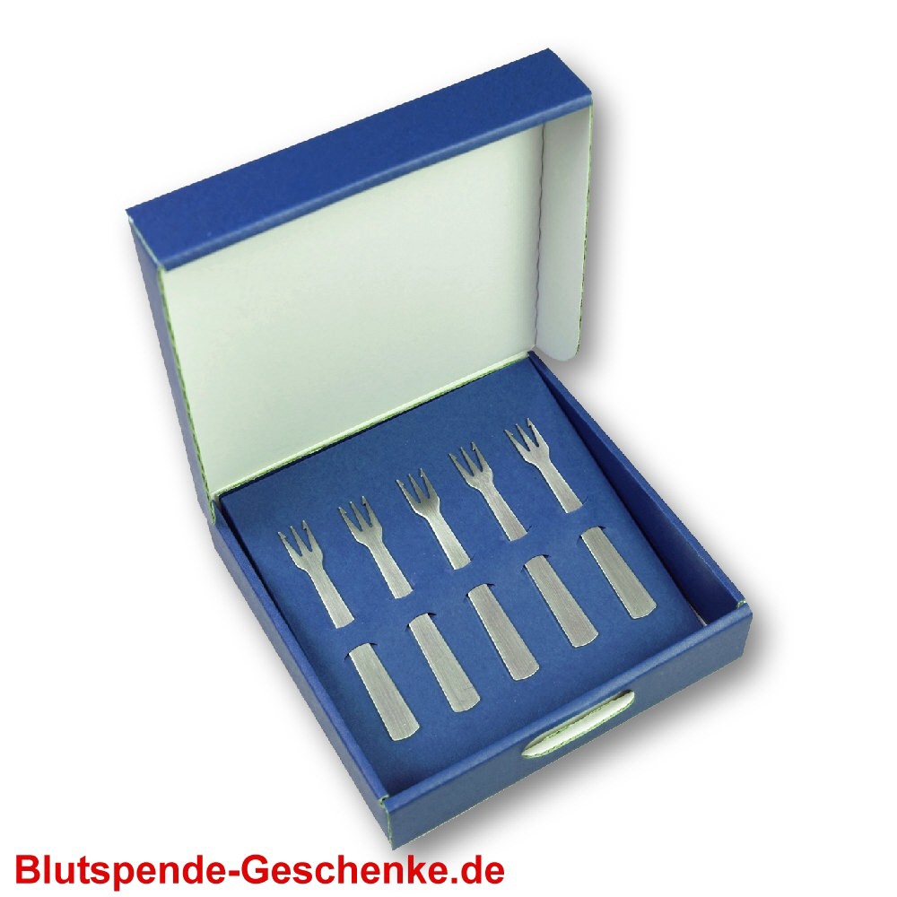 Geschenk-Set fünf Pommesgabeln Modell 04