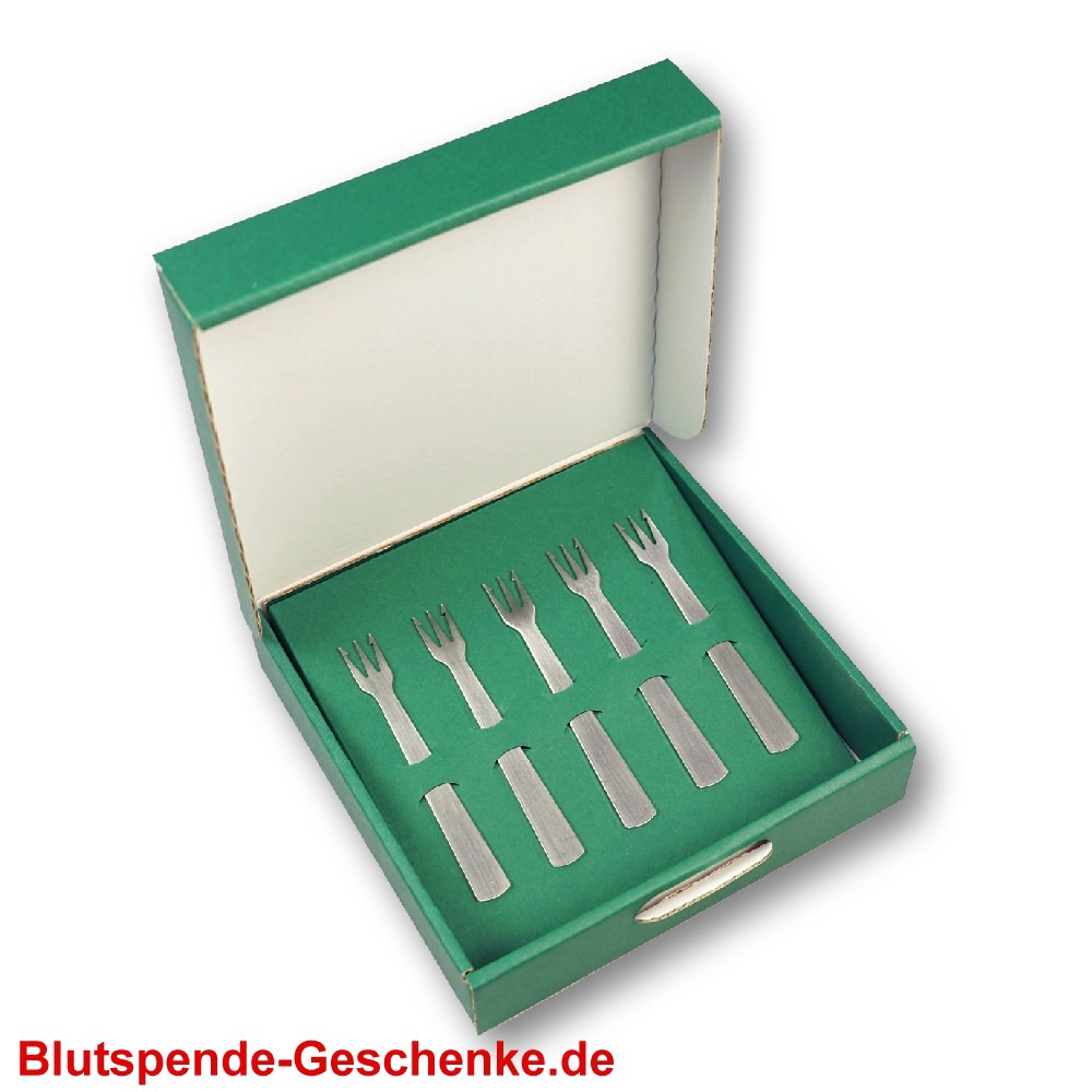 Geschenk-Set fünf Pommesgabeln Modell 04