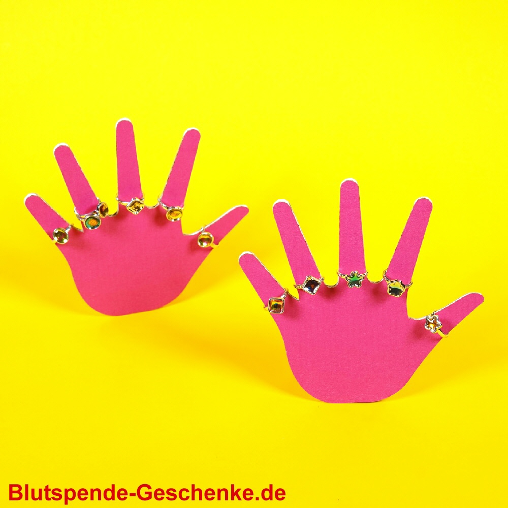Blutspendegeschenk Ringe für Mädchen