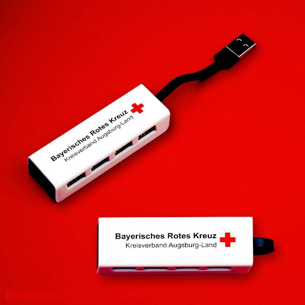 Blutspendegeschenk USB-4fach-Hub