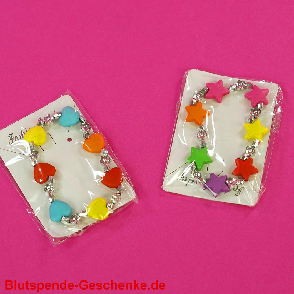 Blutspendegeschenk Mädchen-Armbänder