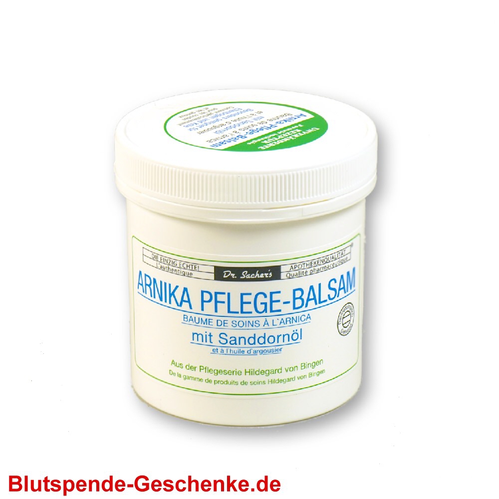 Blutspendegeschenk Arnika Pflegebalsam