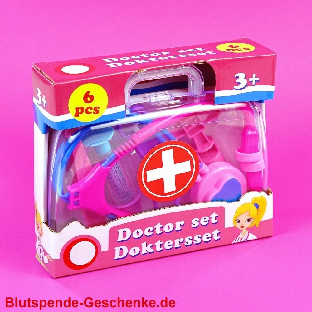 Blutspendegeschenk Spielset Doktor