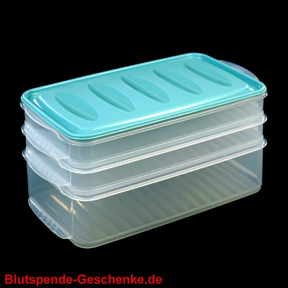 Blutspendegeschenk Stapelboxen grün