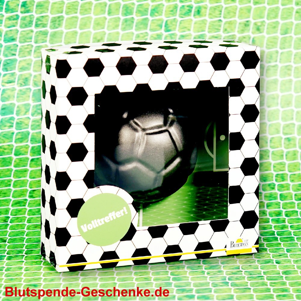 Blutspendegeschenk Fussball-Backform