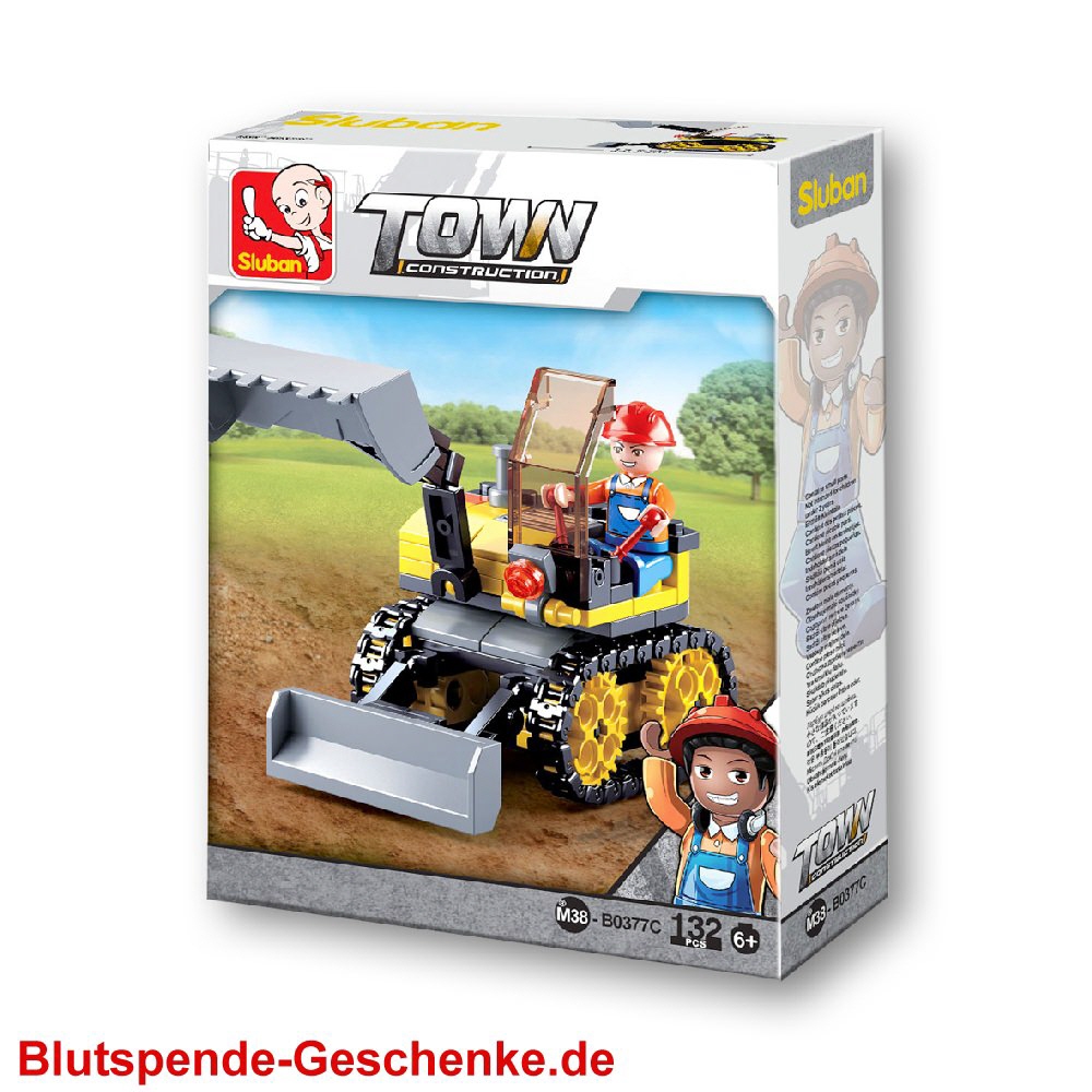 Blutspendegeschenk Bagger