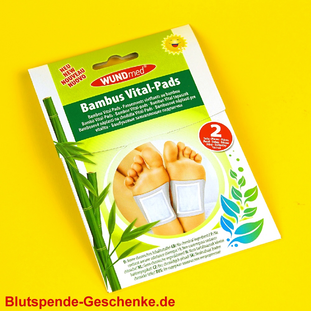 Blutspendegeschenk Vital-Pads Bambus