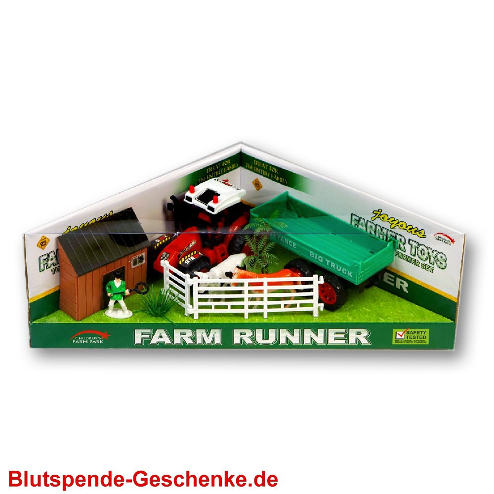 Blutspendegeschenk Bauernhof-Spielset