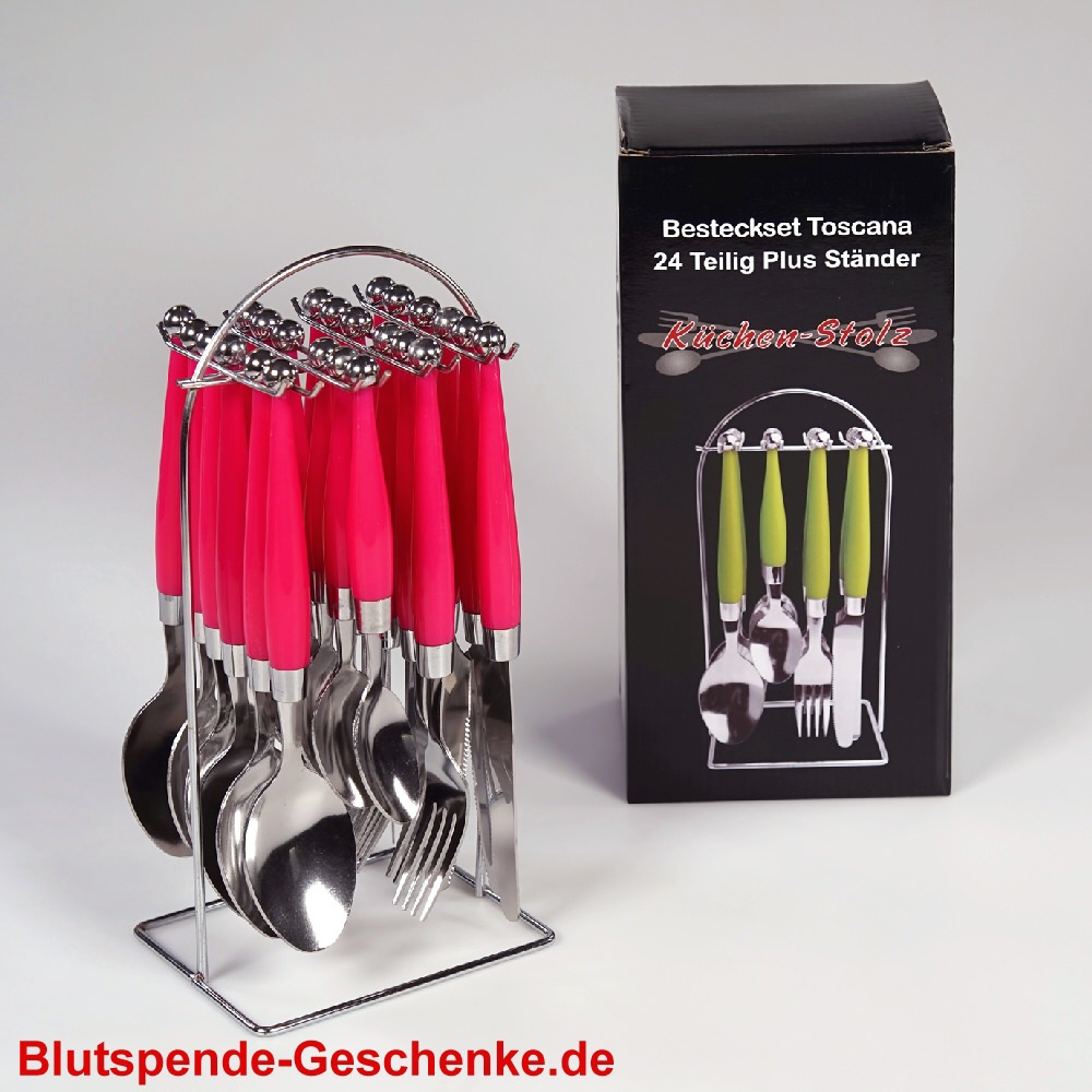 Blutspendegeschenk Besteck-Set