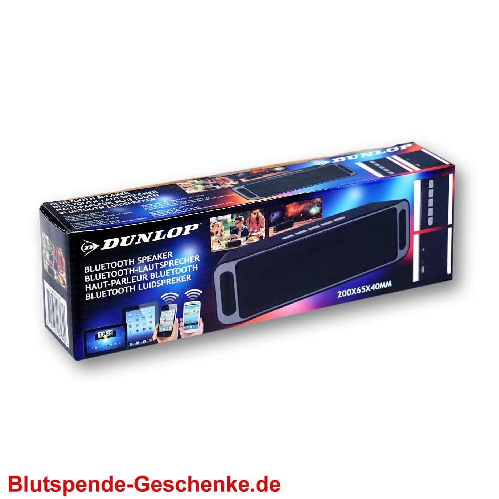 Blutspendegeschenk Lautsprecher Bluetooth